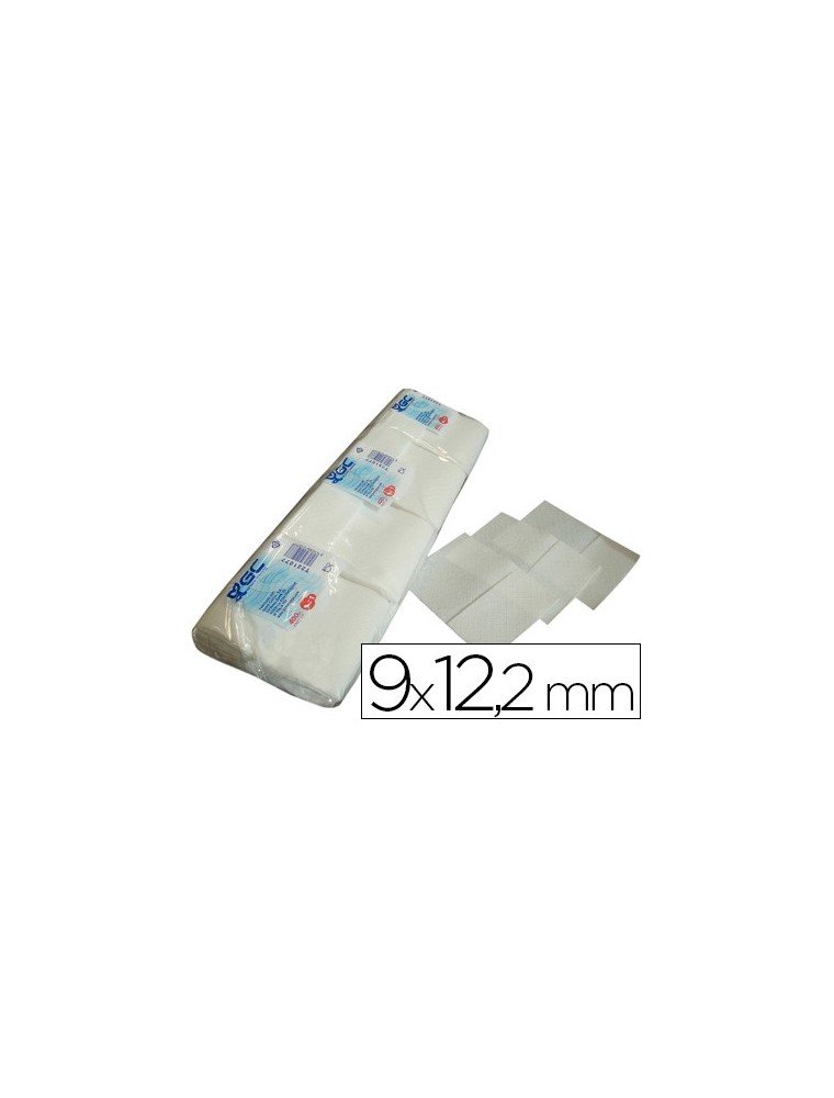 Servilleta mini gc blanca 9x12''2 cm 1 capa paquete de 400 unidades