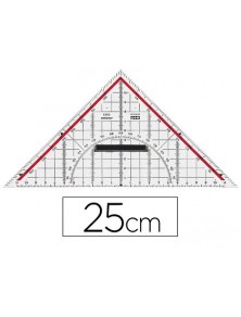 Escuadra mr geometria 25 cm...