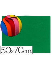 Goma eva liderpapel 50x70cm 60gm2 espesor 1.5mm verde