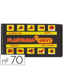 Plastilina jovi 70 negro -unidad -tamaño pequeño