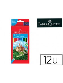Lapices de colores faber-castell c 12 colores hexagonal madera reforestada