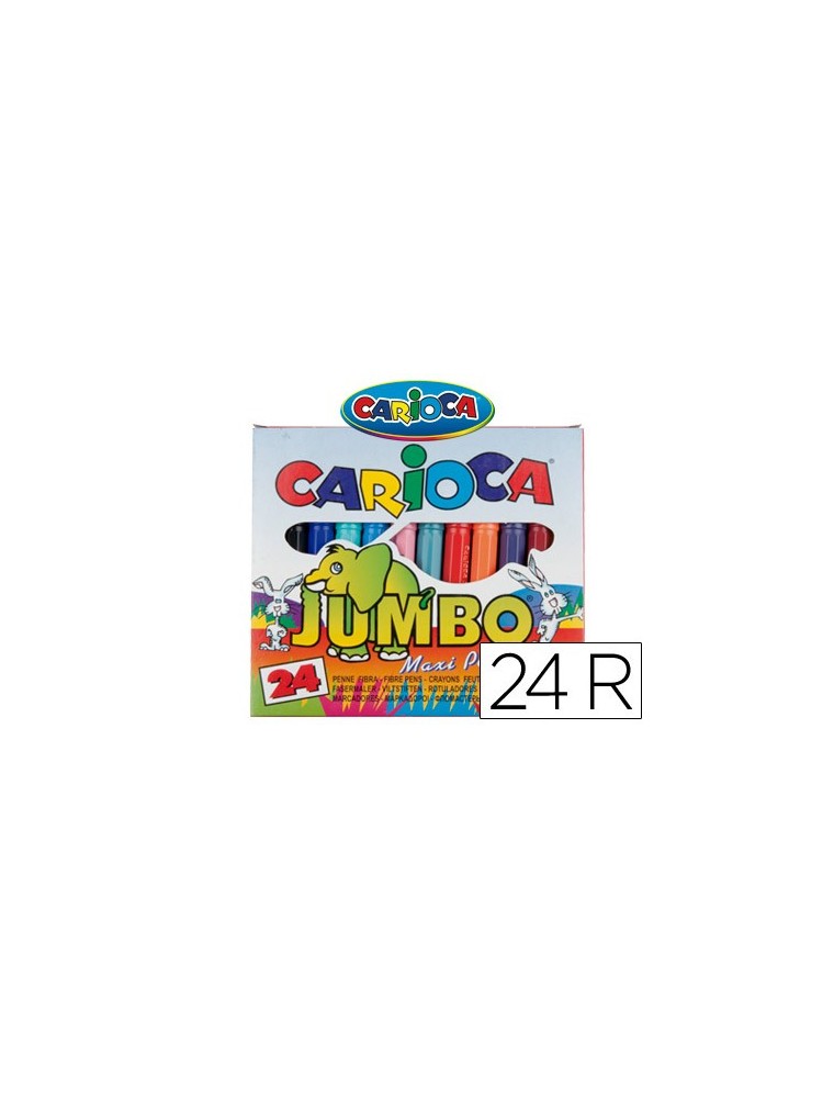 Rotulador jumbo c24 colores -punta gruesa