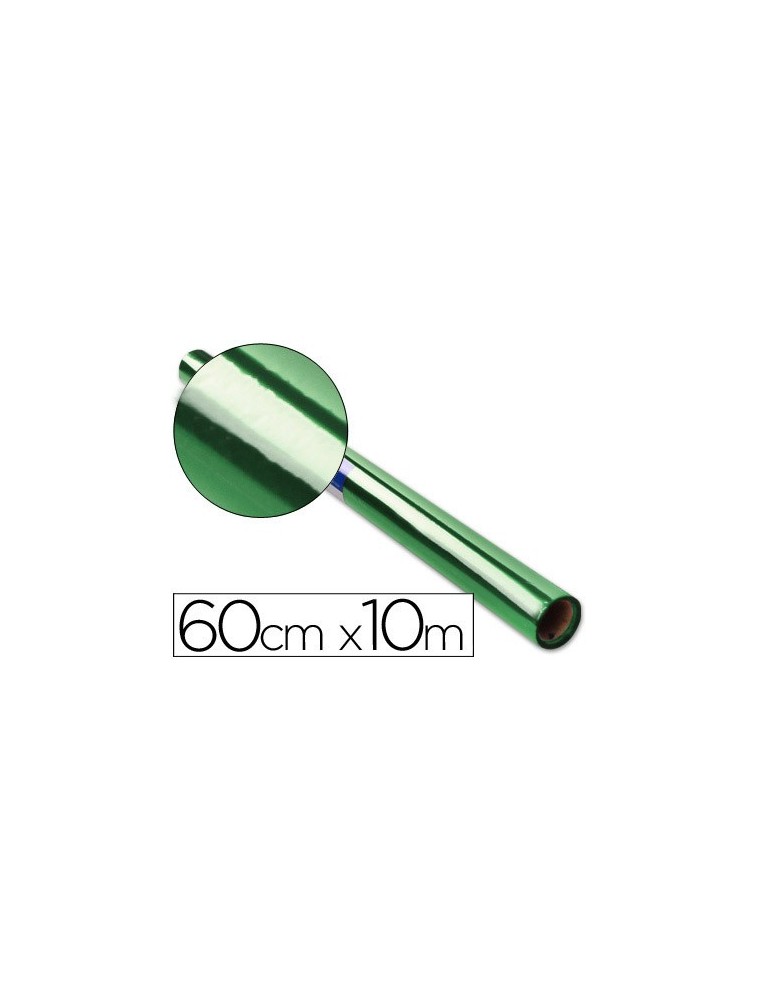 Papel celofan liderpapel rollo verde -0,60 x 10 mt