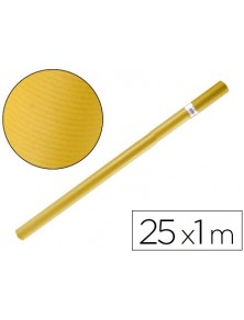 Papel kraft liderpapel amarillo rollo 25x1 mt