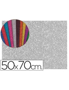 Goma EVA manualitats purpurina 50 x 70 cm