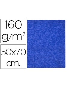 Fieltro liderpapel 50x70cm azul oscuro 160gm2