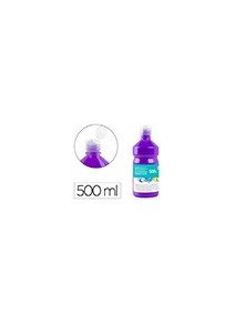 Tempera liquida liderpapel escolar 500 ml violeta