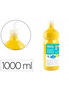 Tempera liquida liderpapel escolar 1000 ml amarillo