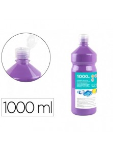 Tempera liquida liderpapel escolar 1000 ml lila