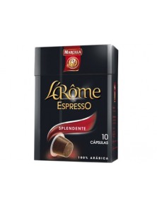 Cafe marcilla l arome espresso splendente fuerza 7 caja de 10unidades compatible con nespresso