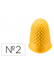 Dediles q-connect goma nº2 22-24 mm diametro caja de 12 unidades color amarillo