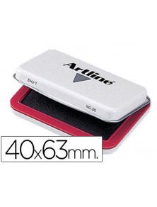 Tampon artline nº00 rojo 40x63 mm