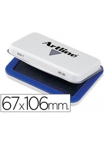 TAMPON Nº 1 AZUL -67X106 MM ARTLINE