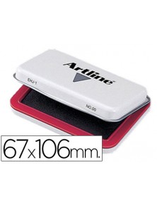 TAMPON Nº 1 ROJO -67X106 MM ARTLINE