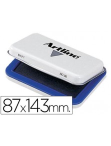 Tampon artline nº2 azul 87x143 mm