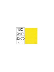 Fieltro liderpapel 50x70 cm amarillo 160 gm2