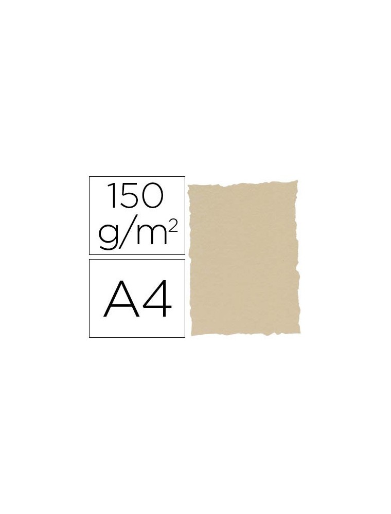 Papel pergamino din a4 troquelado 150 gr color parchment topacio paquete de 25 hojas