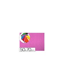 Goma eva liderpapel 50x70cm 60gm2 espesor 2mm textura toalla rosa