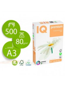 Paper fotocopiadora IQ Premium. 500 fulls.