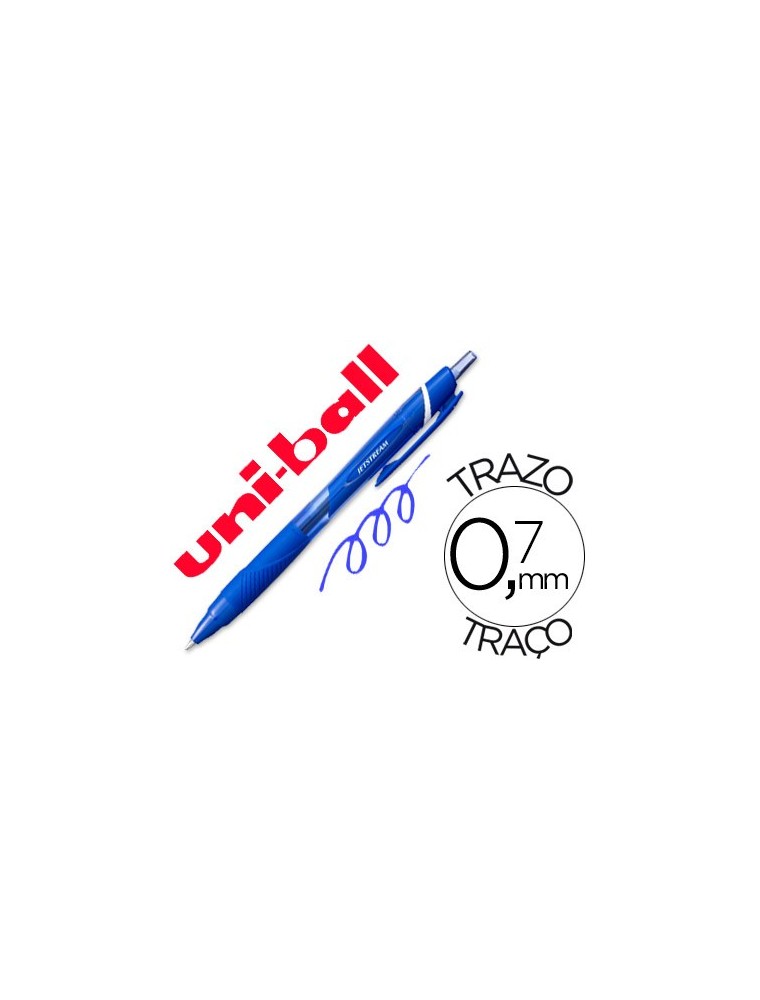 Boligrafo Uni-Ball Roller Jetstream Sxn157C Retractil 0,7 Mm Color Azul