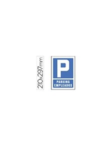 Pictograma syssa señal de parking empleados en pvc 210x297 mm