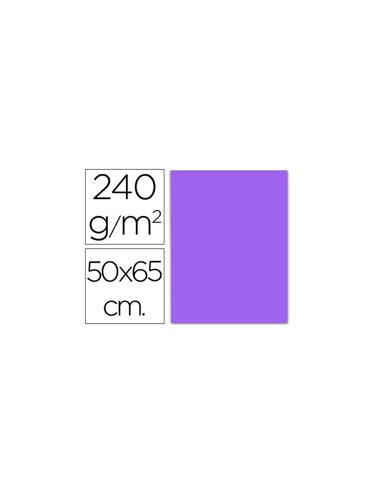 Cartulina liderpapel 50x65 cm 240 gm2 purpura