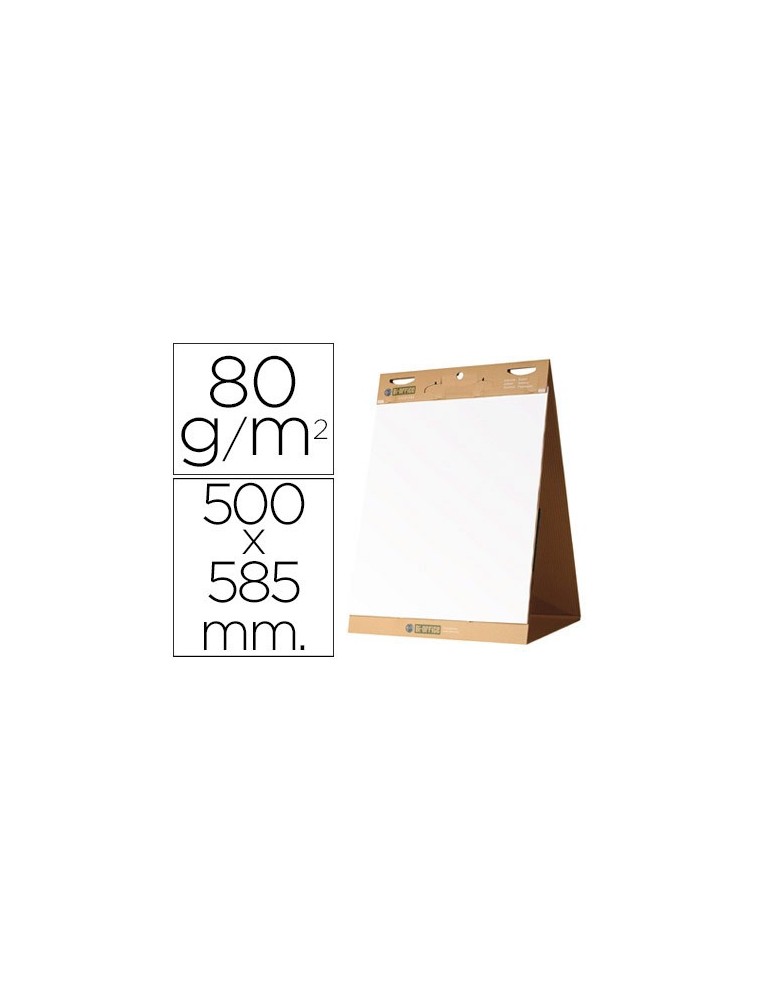 Bloc congreso bi-office liso autoadhesivo sobremesa 500 x 585 mm papel de 80gm
