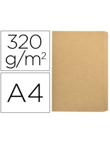 Subcarpeta cartulina gio folio pocket bolsa con solapa intenso kraft bicolor 320gm2