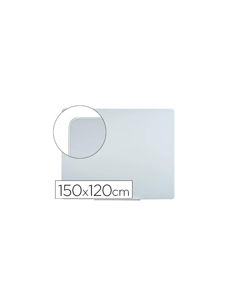 Pizarra blanca bi-office cristal magnetica 150x120 cm
