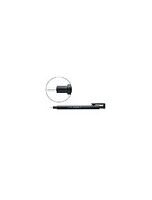 Portagomas tombow con clip punta goma negra redonda 2,3 mm diametro color negro