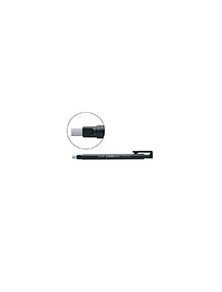 Portagomas tombow con clip punta goma blanca rectangular 2,5 x 5 mm color negro