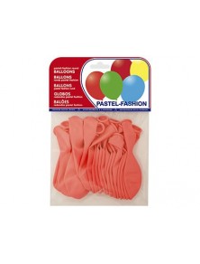 Globo 100 latex biodegradable pastel rosa bolsa de 20 unidades