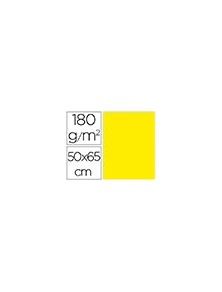 Cartulina liderpapel 50x65 cm 180gm2 amarillo limon paquete de 25
