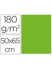 Cartulina liderpapel 50x65 cm 180gm2 verde paquete de 25