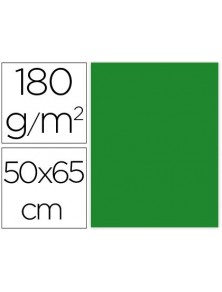 Cartulina liderpapel 50x65 cm 180gm2 verde navidad paquete de 25