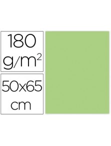 Cartulina liderpapel 50x65 cm 180gm2 verde hierba paquete de 25