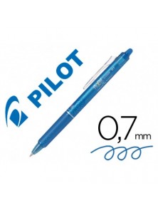 Boligrafo pilot frixion clicker borrable 0,7 mm color azul claro en blister