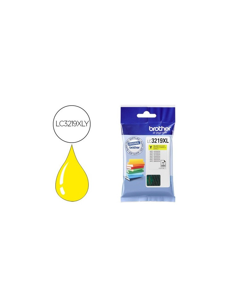 Ink-jet brother lc-3219xly mfc-j6530dw  mfc-j6930dw amarillo 1.500 pag