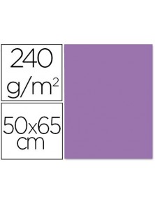 Cartulina liderpapel 50x65 cm 240gm2 purpura paquete de 25 unidades