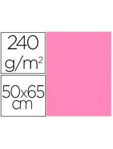 Cartulina liderpapel 50x65 cm 240gm2 rosa paquete de 25 unidades