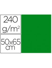 Cartulina liderpapel 50x65 cm 240gm2 verde pistacho paquete de 25 unidades