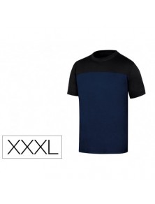 Camiseta de algodon deltaplus color azul talla xxxl