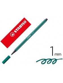 Rotulador stabilo acuarelable pen 68 azul verdoso 1 mm