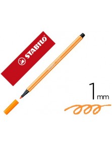 Rotulador stabilo acuarelable pen 68 ocre 1 mm