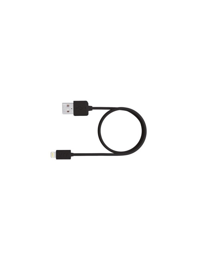 Cable usb 2.0 a apple lightning mediarange usb 2.0 longitud de cable 1 mt negro
