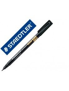 Rotulador staedtler lumocolor retroproyeccion punta de fibra permanente special 319-9 negro punta fina