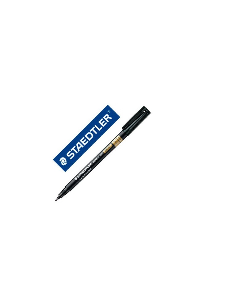 Rotulador staedtler lumocolor retroproyeccion punta de fibra permanente special 319-9 negro punta fina