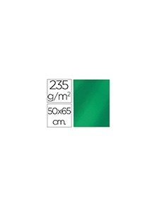 Cartulina liderpapel 50x65 cm 235gm2 metalizada verde