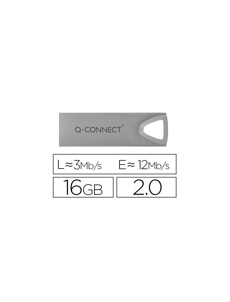 Memoria usb q-connect flash premium 16 gb 2.0