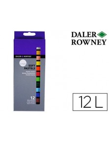 Lapices pastel oleo daler rowney simply suave caja de 12 colores surtidos